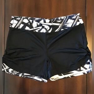 MTA Sport Black/White Swim Bottoms